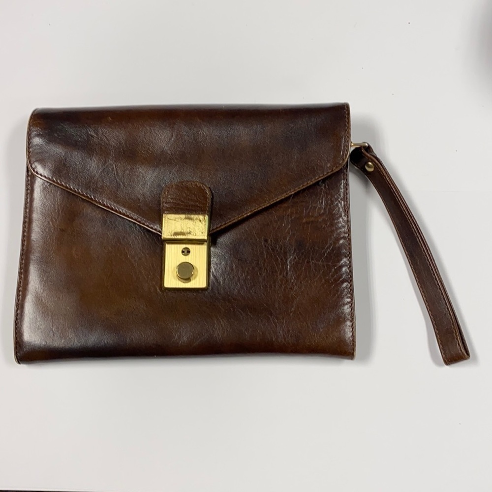 Vintage Astor Bags Men’s Wristlet Clutch Attaché Bag
